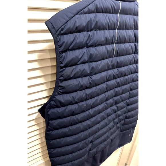 Lululemon Men's Large Down for It All Jacket Vest Navy Blue Lightweight NEW NWOT - Picture 5 of 11